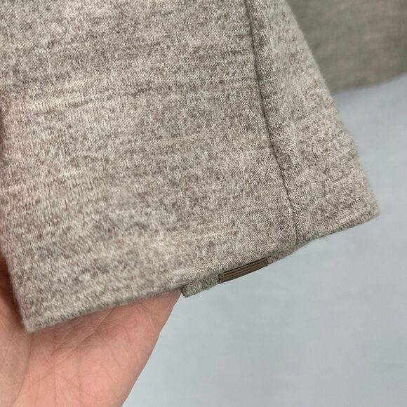 Rag & Bone Oatmeal Lexington Wool Snap Front Grosgrain Tailored Blazer Size 8 - Picture 4 of 12